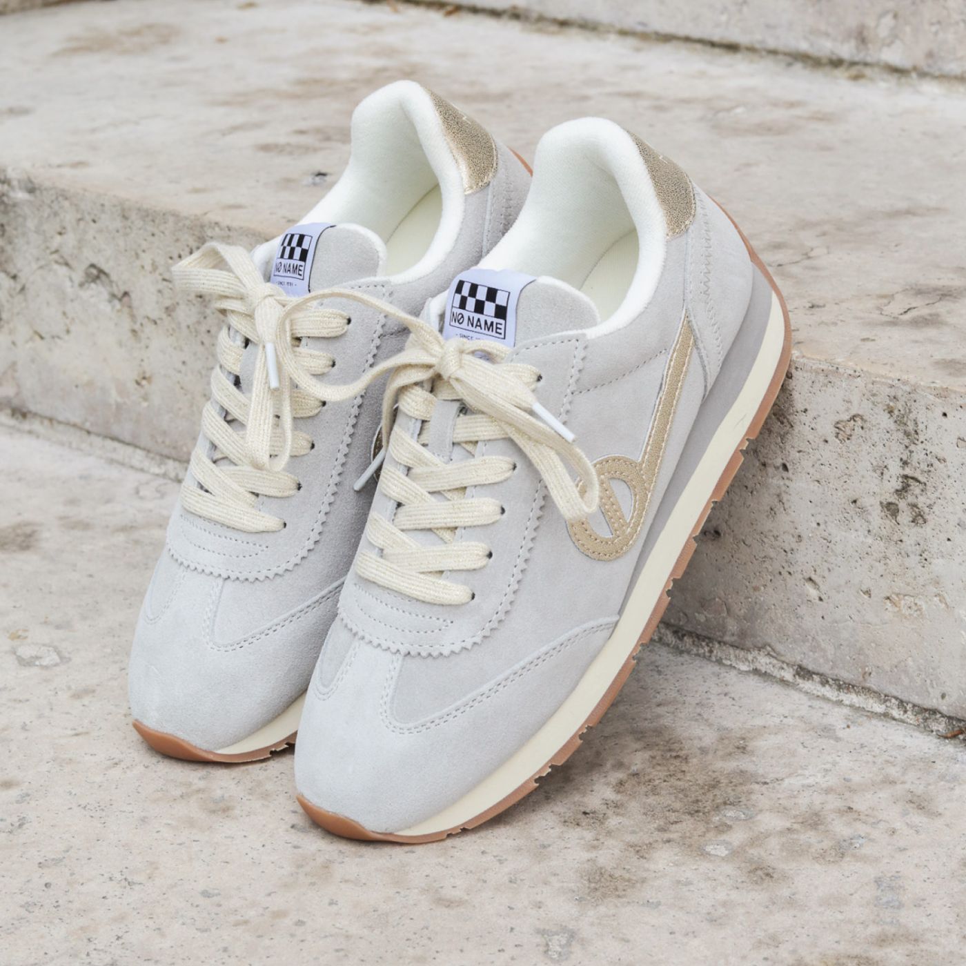 CITY RUN JOGGER W - SUEDE - GRIGIO